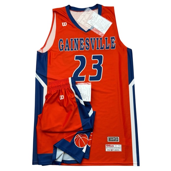 Wilson Other - NEW Gainesville Florida Basketball Gators Jersey/ Shorts College High School M